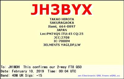 JH3BYX
Japan
