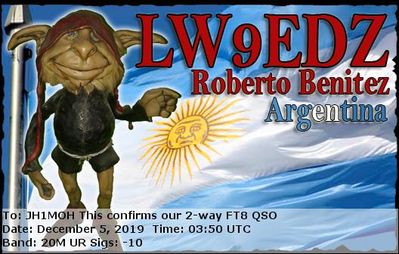 LW9EDZ
Argentina
