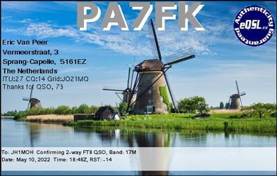 PA7FK
Netherlands
