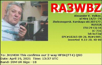 RA3WBZ
European Russia
